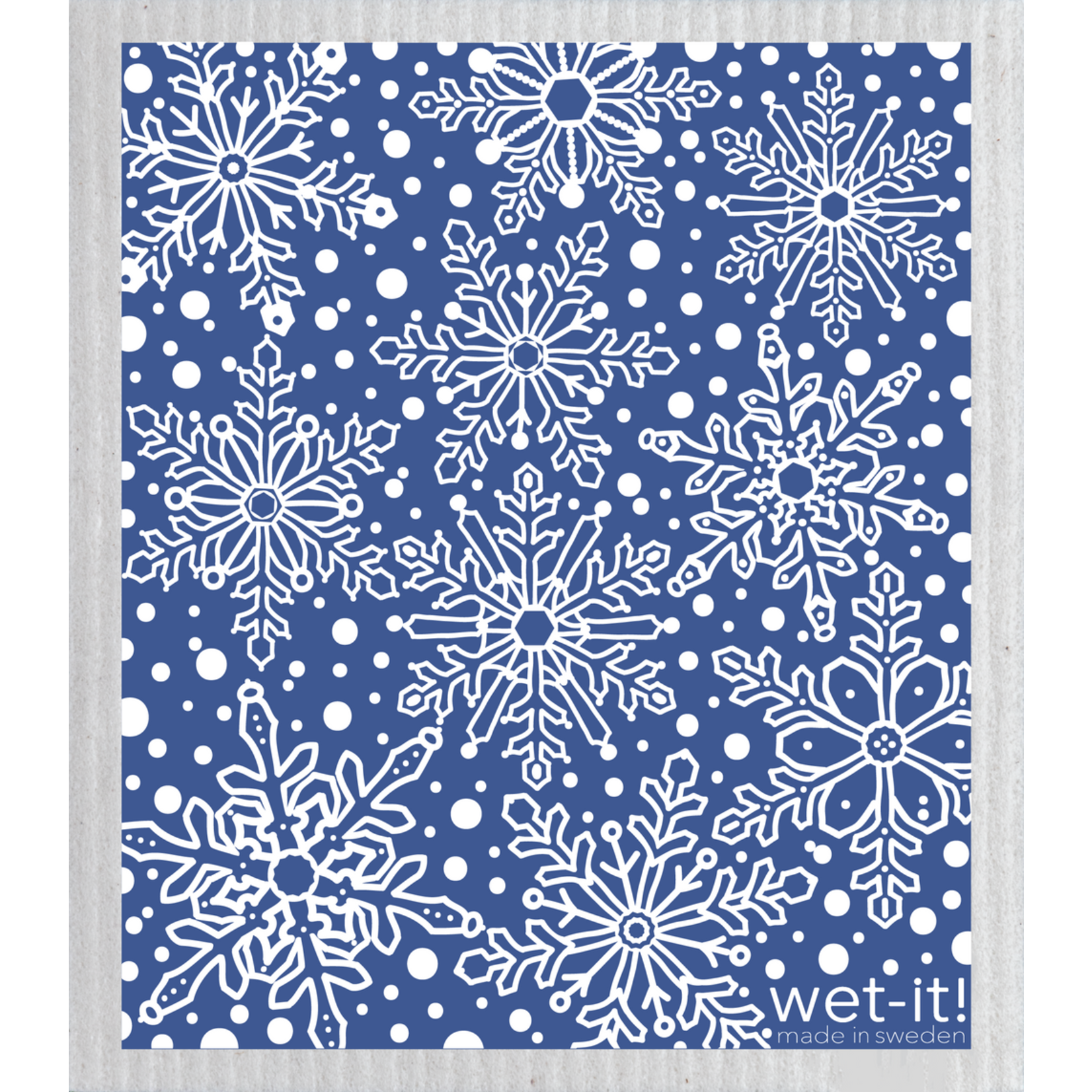 Swedish Treasures Swedish Treasures Winter Day Blue Dishcloth