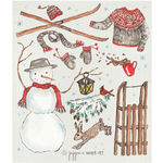 Swedish Treasures Wet It! Pippa Wonderful Winter Swedish Dishcloth