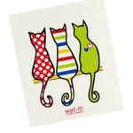 Swedish Treasures Wet It! Cat Lover Swedish Dishcloth