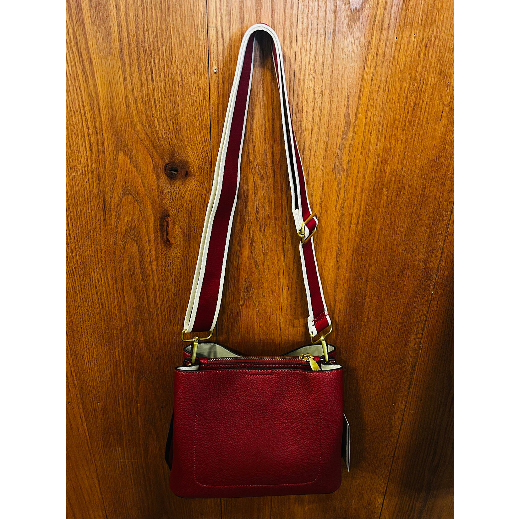 Jen & Co Jen & Co Corinna Bucket Bag Wine M2765