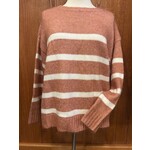Sew in Love Sew in Love Striped Sweater Mauve