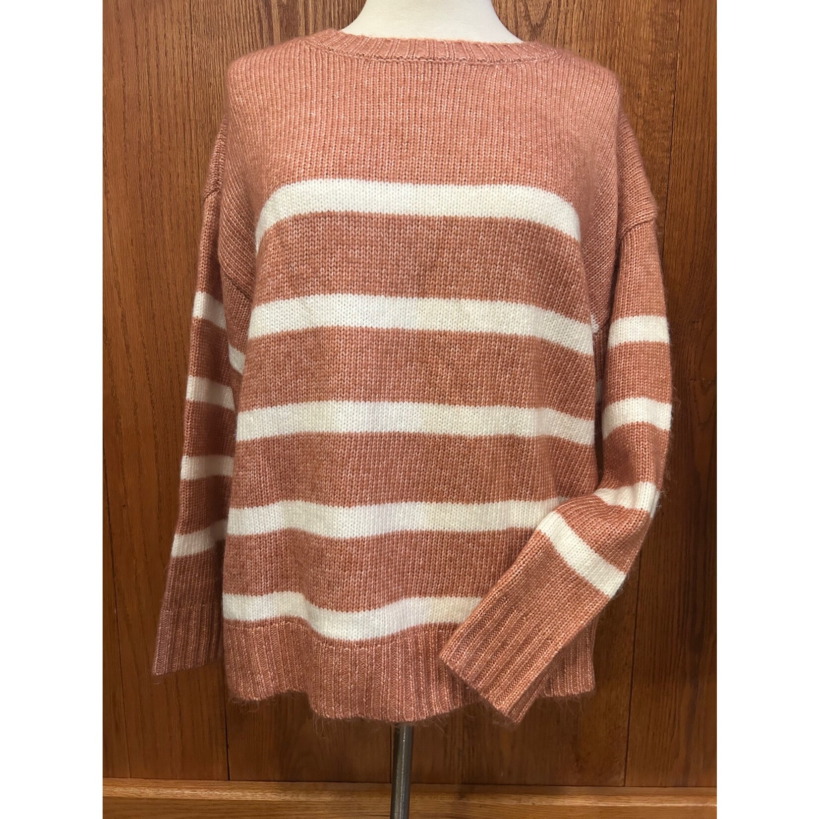 Sew in Love Sew in Love Striped Sweater Mauve