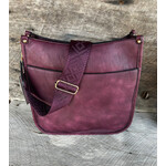 Jen & Co Jen & Co Chloe Crossbody Cherry Lacquer M1977