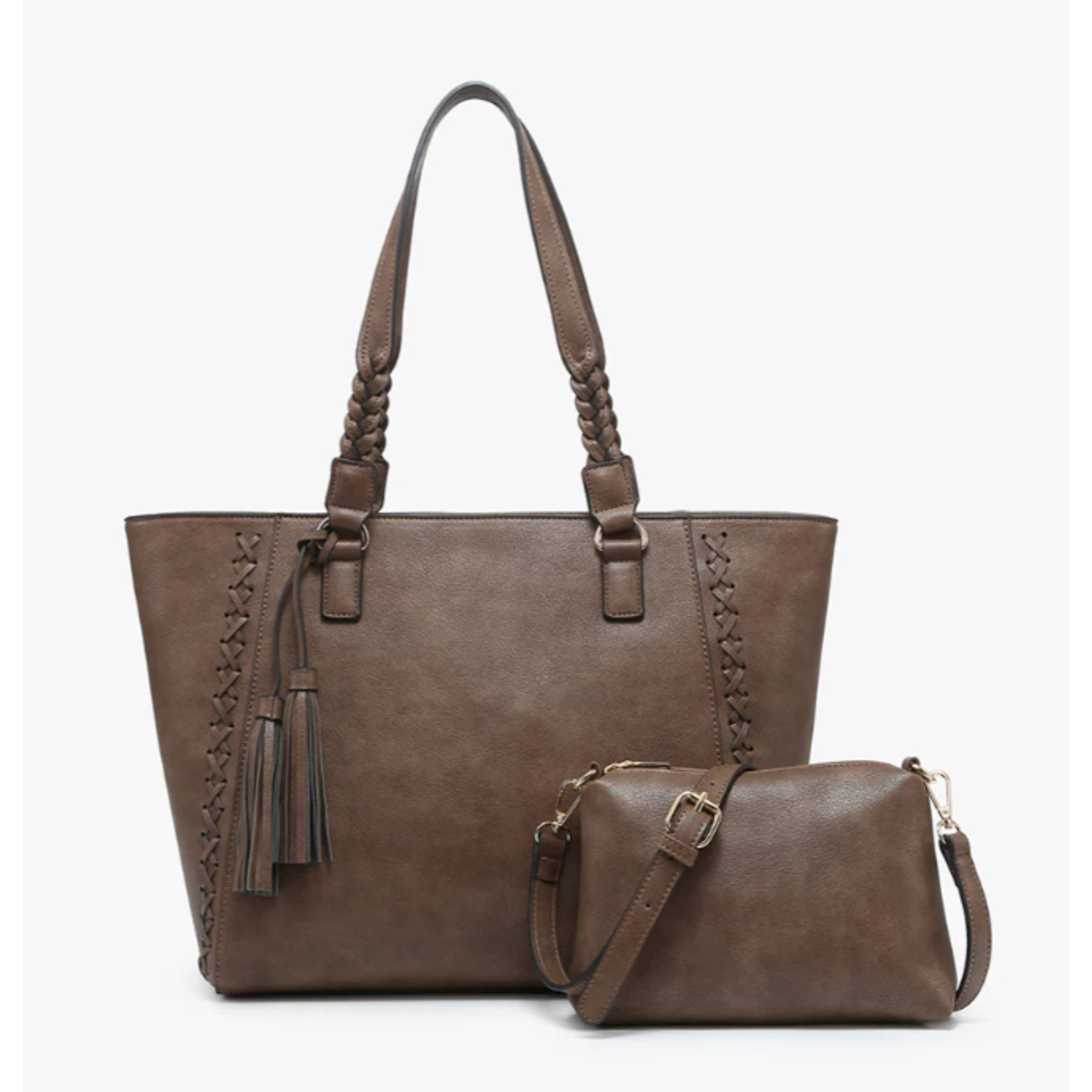 Jen & Co Jen & Co Lisa Hobo Dark Chocolate M2351