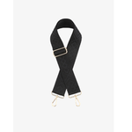 Jen & Co Jen & Co Bohemian Guitar Strap Black/Black STPBO