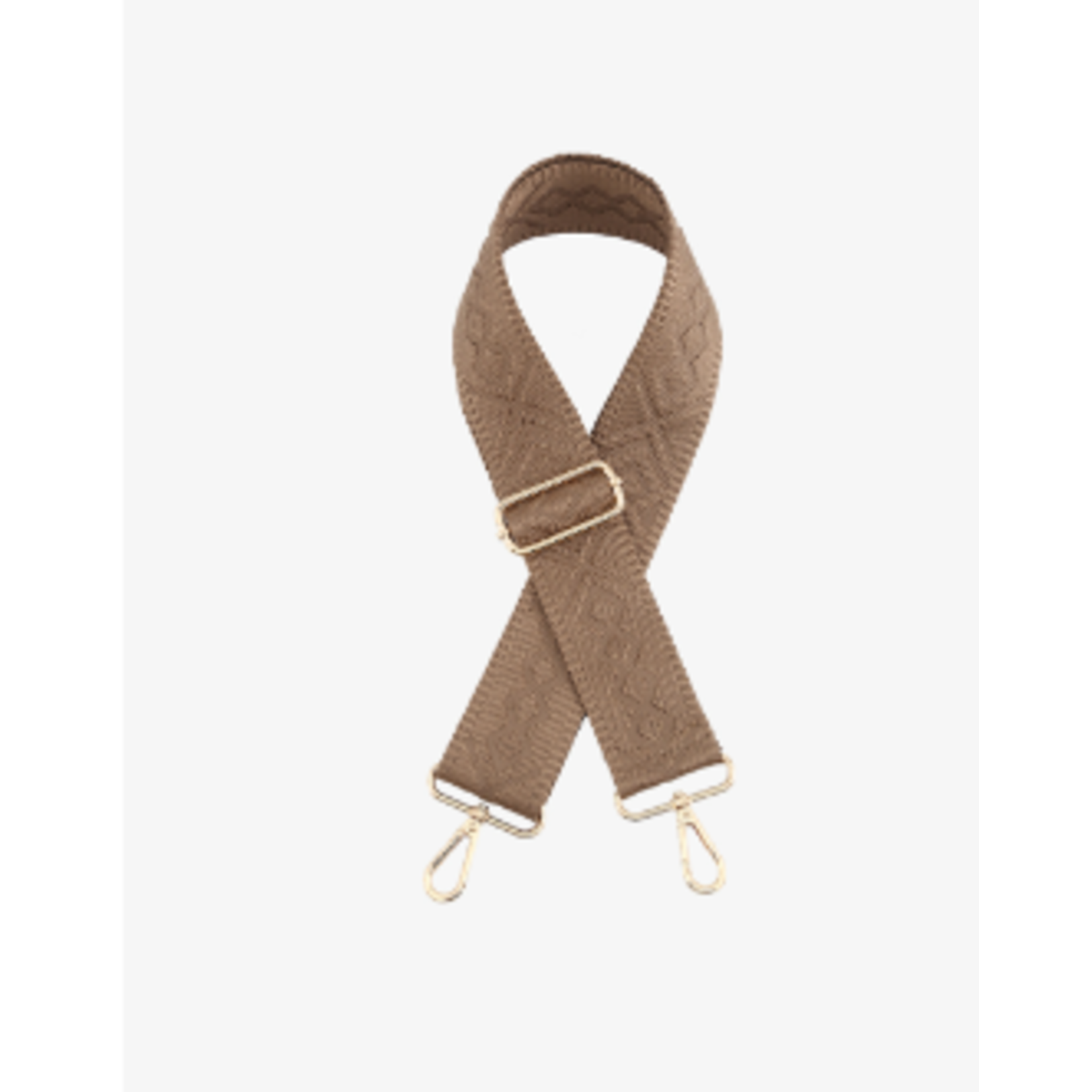 Jen & Co Jen & Co Bohemian Guitar Strap Tan STPBO