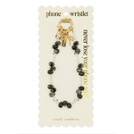 Simply Southern Simply Southern Phone Wristlet Trio Black