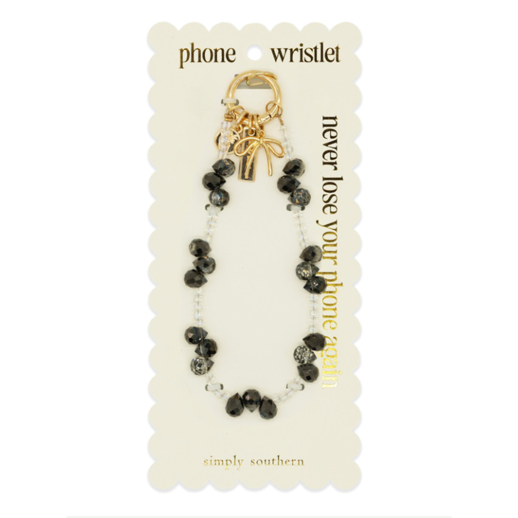 Simply Southern Simply Southern Phone Wristlet Trio Black