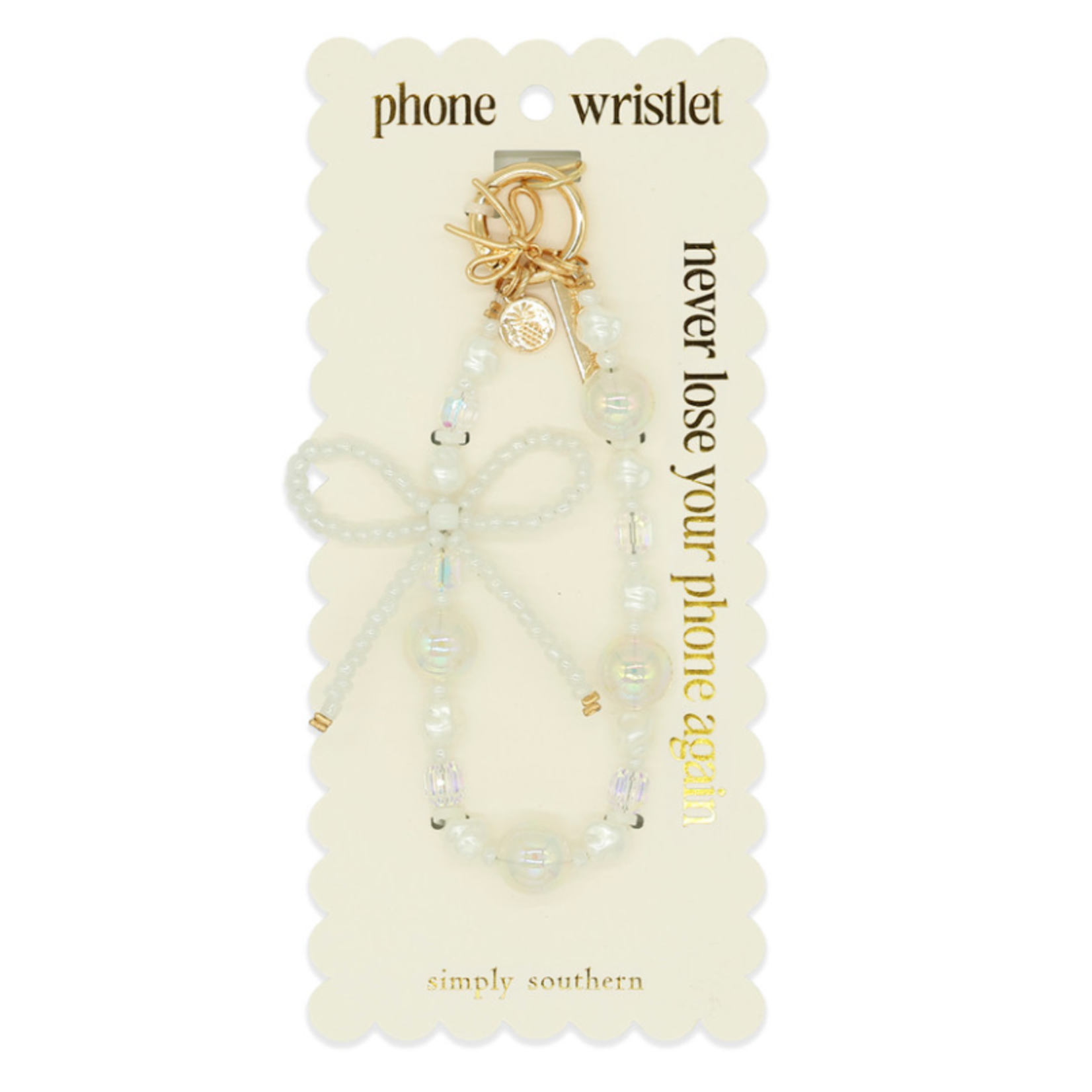 Simply Southern Simply Southern Phone Wristlet Pearl Big