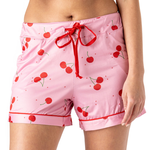 Hello Mello Hello Mello Stargazer Pajama Shorts Cherry On Top