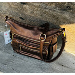 Jen & Co Jen & Co Nicole Multi Zip Crossbody Cocoa Pearl M2677