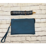 Jen & Co Jen & Co Izzy Crossbody Slate Blue M2056