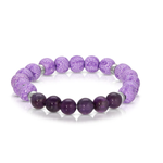 My Fun Colors My Fun Colors Amethyst & Clay Beaded Bracelet