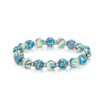 My Fun Colors My Fun Colors Peacock Mosaic Clay Beaded Bracelet