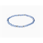 My Fun Colors My Fun Colors Mini Crystal Bracelet Light Blue Silver Accent