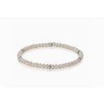 My Fun Colors My Fun Colors Mini Crystal Bracelet Champagne Silver Accent