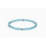 My Fun Colors My Fun Colors Mini Crystals Bracelet Aqua Silver Accent