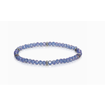 My Fun Colors My Fun Colors Mini Crystal Bracelet Medium Blue Silver Accent