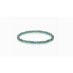 My Fun Colors My Fun Colors Mini Crystal Bracelet Teal Gold Silver Accent