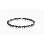 My Fun Colors My Fun Colors Mini Crystal Bracelet Black Silver Accent