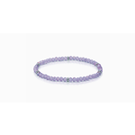 My Fun Colors My Fun Colors Mini Crystal Bracelet Lavender Silver Accent