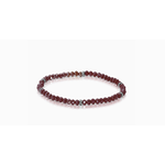 My Fun Colors My Fun Colors Mini Crystal Bracelet Cranberry Silver Accent