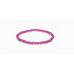 My Fun Colors My Fun Colors Mini Crystal Bracelet Pink Silver Accent