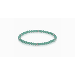 My Fun Colors My Fun Colors Mini Crystal Bracelet Turquoise Silver Accent