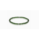 My Fun Colors My Fun Colors Mini Crystal Bracelet Forest Green Silver Accent