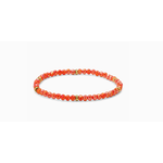 My Fun Colors My Fun Colors Mini Crystal Bracelet Bright Coral Gold Accent