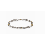 My Fun Colors My Fun Colors Mini Crystal Bracelet Black Diamond Gold Accent