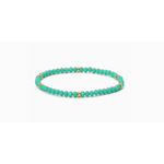 My Fun Colors My Fun Colors Mini Crystal Bracelet Turqoise Gold Accent