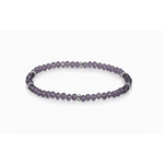 My Fun Colors My Fun Colors Mini Crystal Bracelet Amethyst Silver Accent