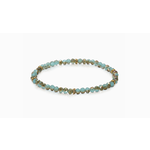 My Fun Colors My Fun Colors Mini Crystal Bracelet Sand & Sea Gold Accent