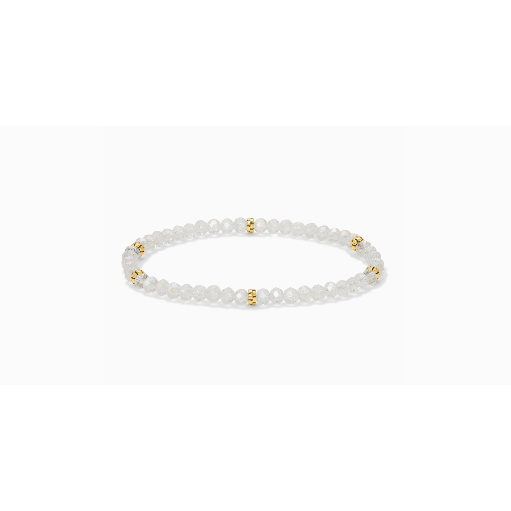 My Fun Colors My Fun Colors Mini Crystal Bracelet Clear Gold Accent