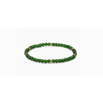 My Fun Colors My Fun Colors Mini Crystal Bracelet Forest Green Gold Accent