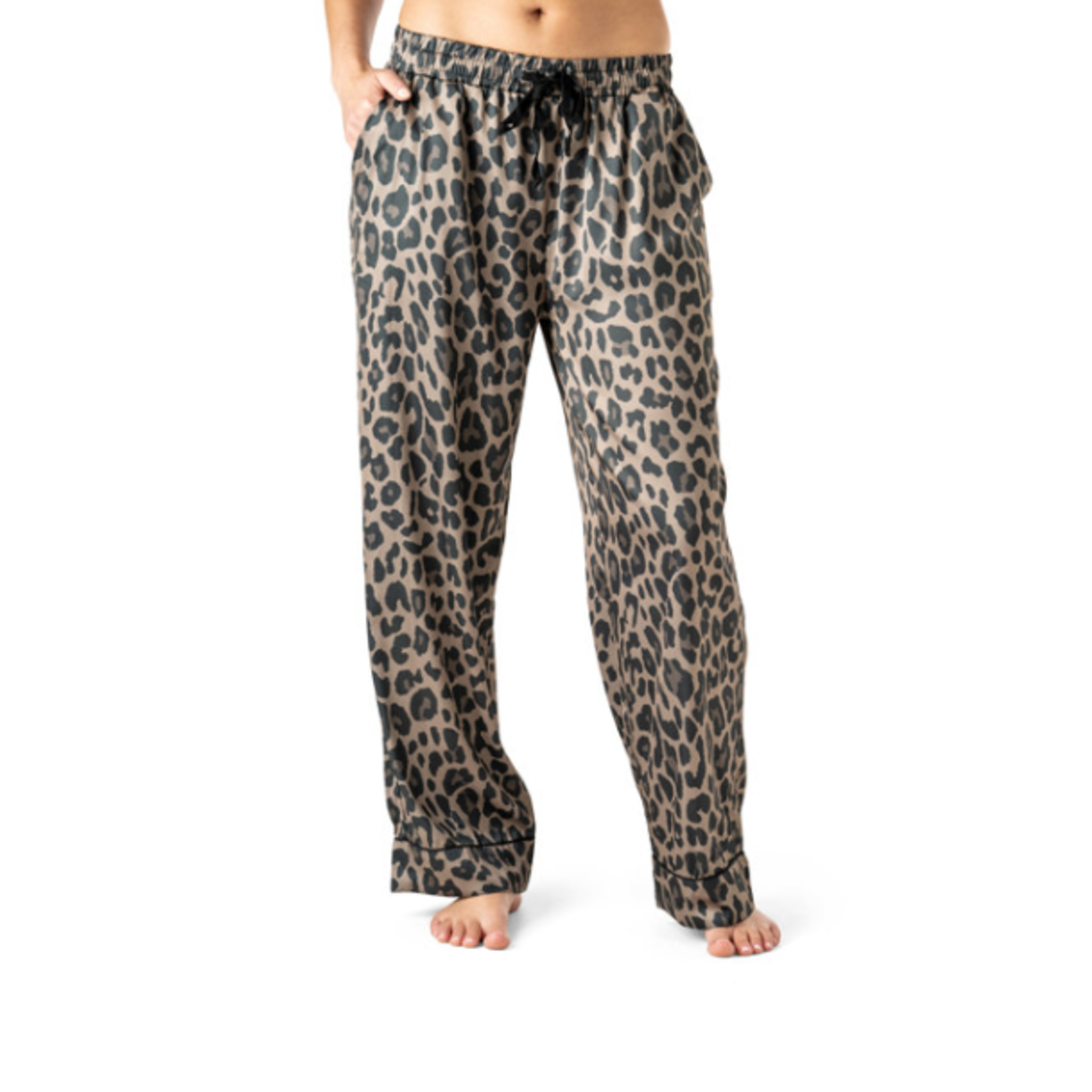 Hello Mello Hello Mello So Lovely Satin Pajama Pant Cats Meow