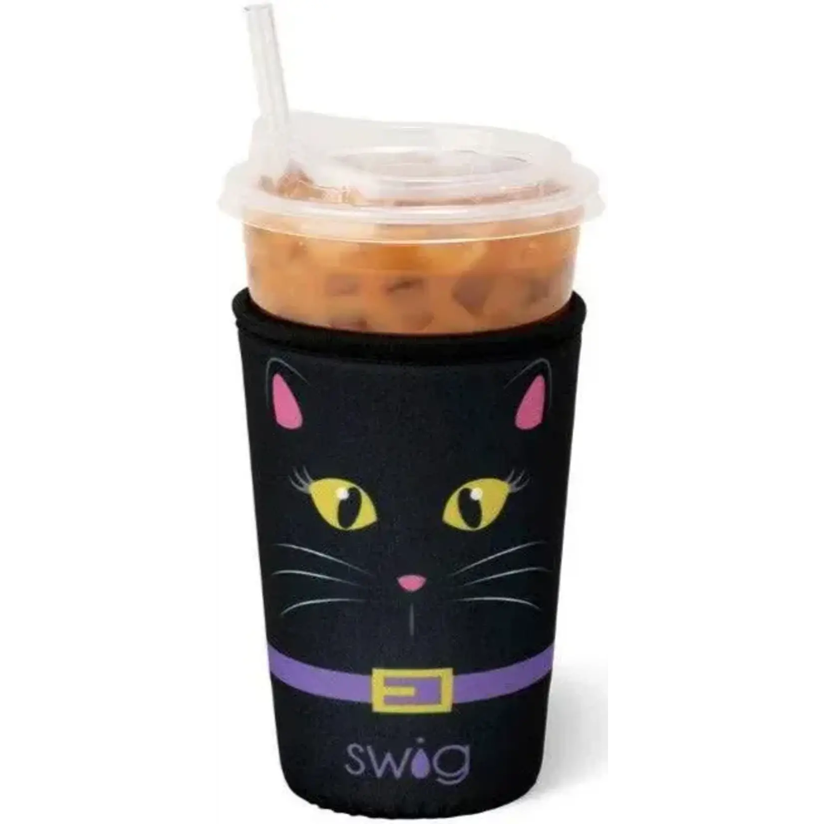 Swig Swig Boo Crew Cat Iced Cup Coolie 22oz