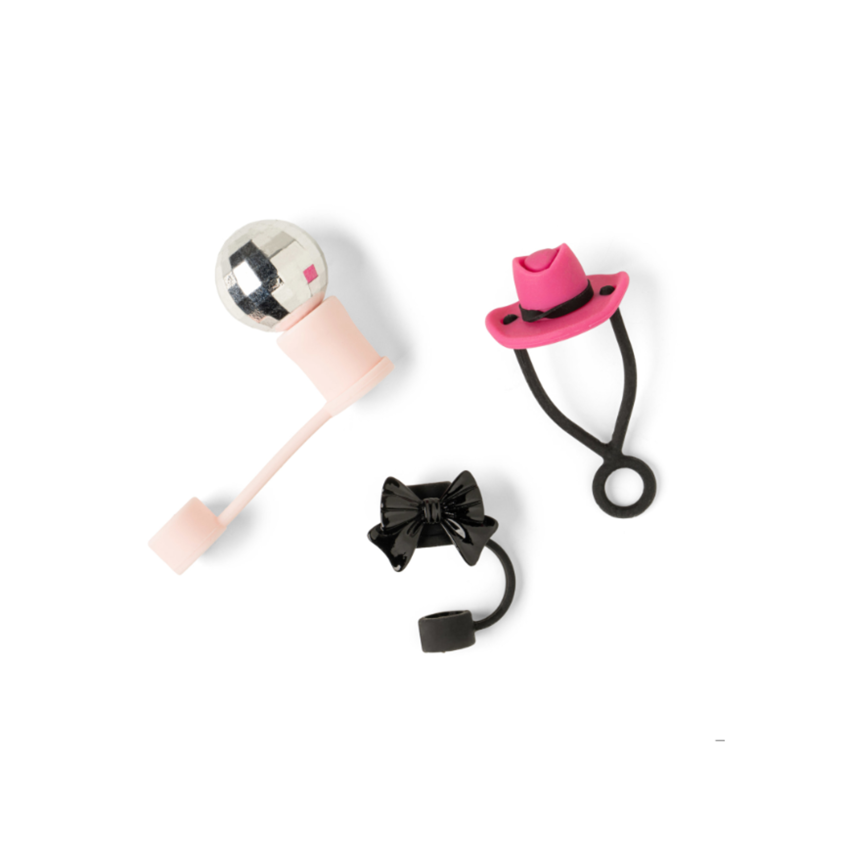 Crush Crush Thirst Trap Straw Topper Set Cowgirl Disco