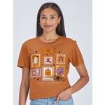 Simply Southern Simply Southern Short Sleeve Fall Stamp T-Shirt Caramel