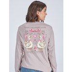 Simply Southern Simply Southern Long Sleeve Tee Happy Goose Driftwood