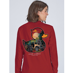 Simply Southern Simply Southern Long Sleeve Tee Duck Bears Carmine