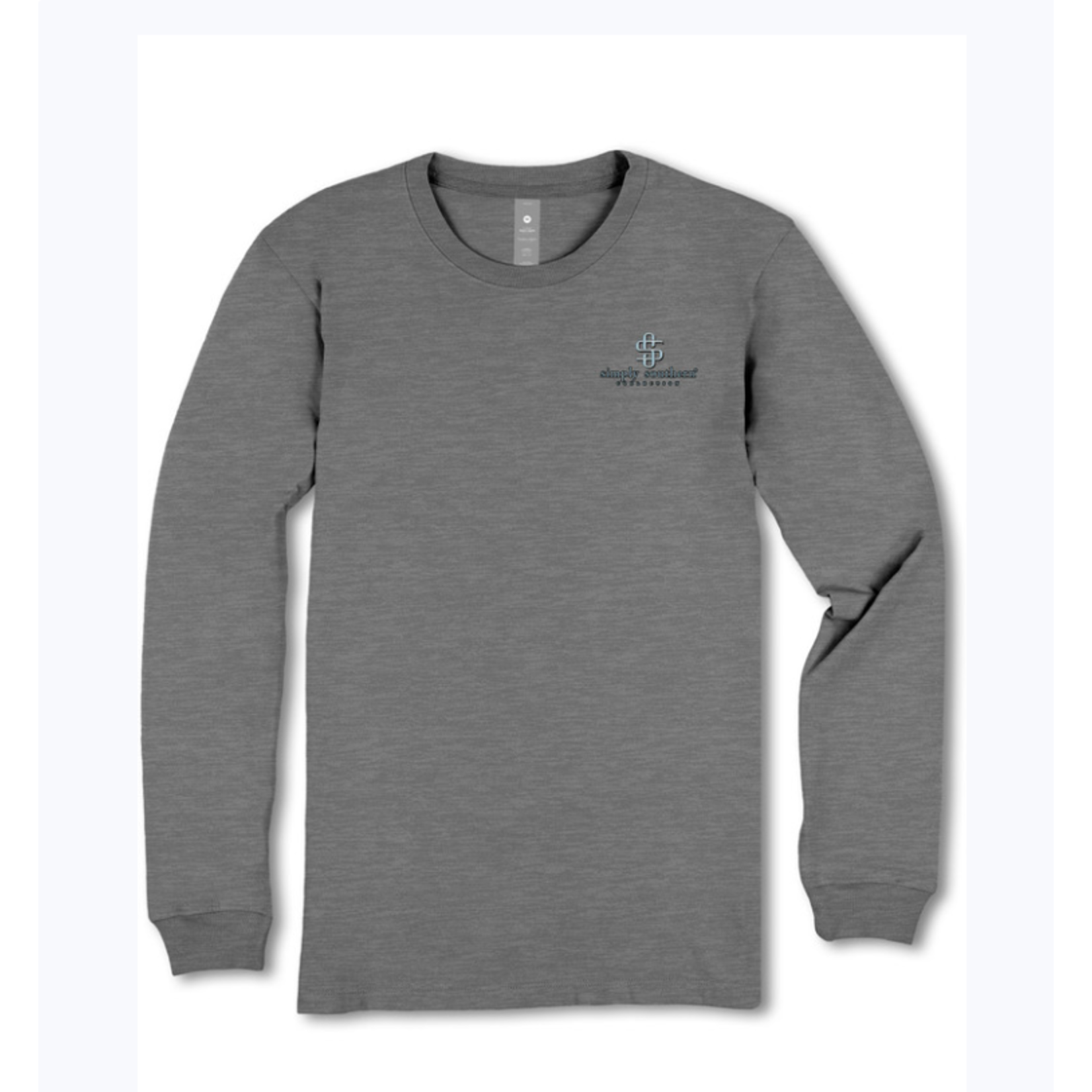 Simply Southern Simply Southern Long Sleeve Tee Shine Dark Heather