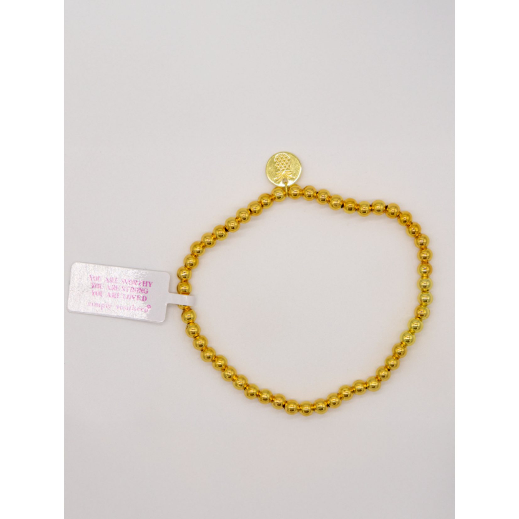 Simply Southern Simply Southern Gold Bracelet Pearl 11