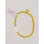 Simply Southern Simply Southern Gold Bracelet Pearl 15