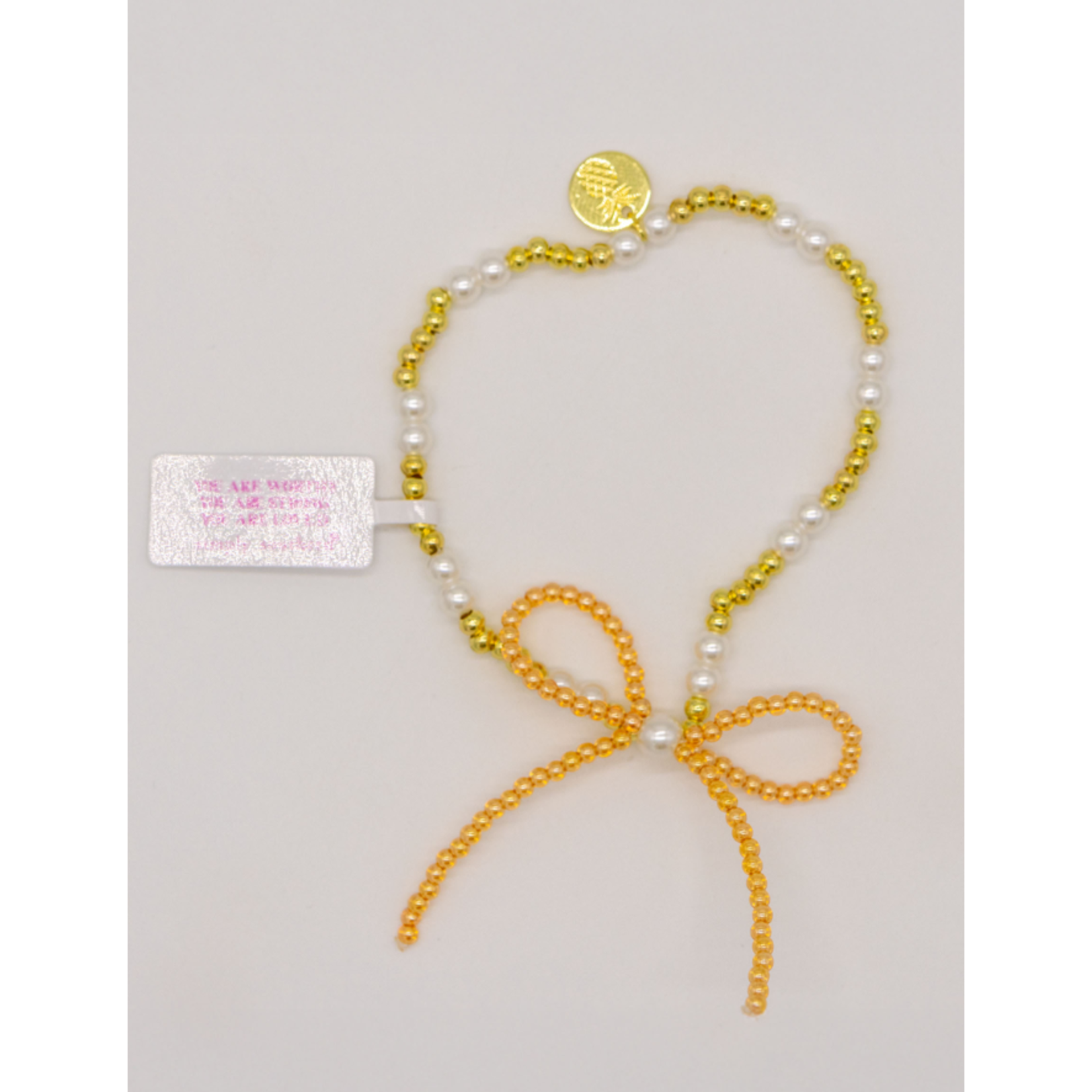 Simply Southern Simply Southern Gold Bracelet Pearl 7