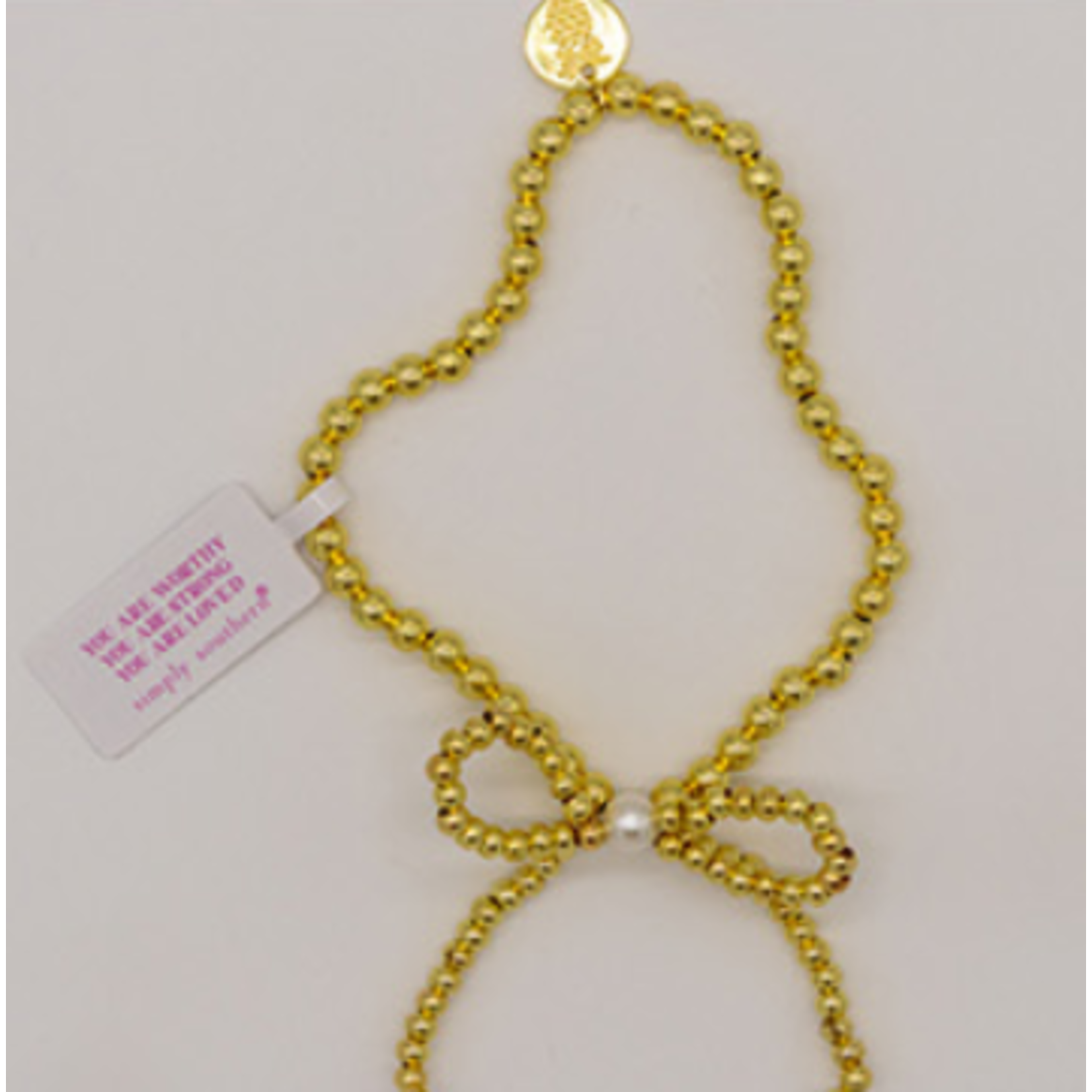 Simply Southern Simply Southern Gold Bracelet Pearl 6