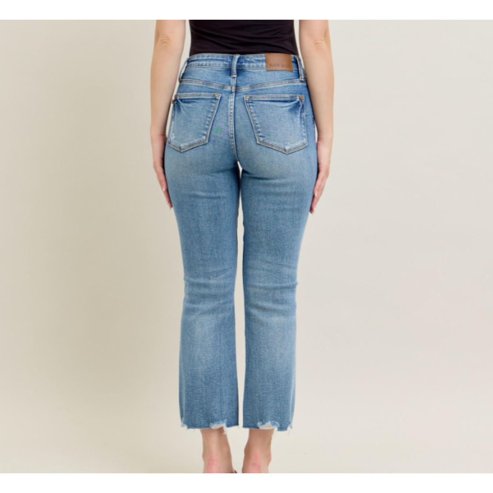 Judy Blue Judy Blue MR Vintage Wash Destroy Hem Kick Flare 88979