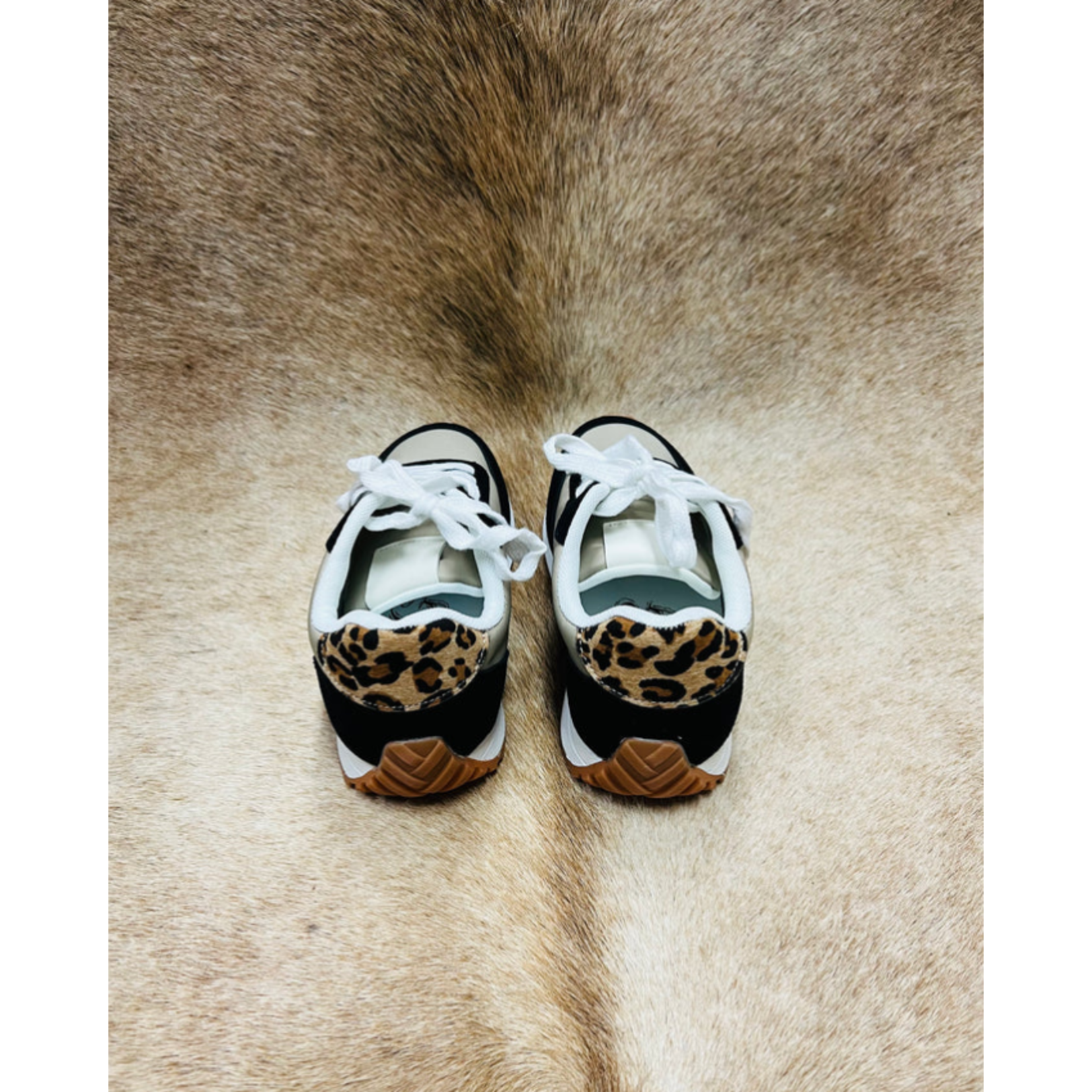 Very G Very G Joel Lace Up Sneakers Black Leopard