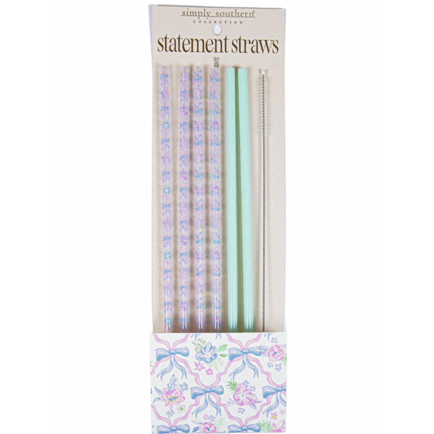 Simply Southern Simply Southern Straw Set Ribbon